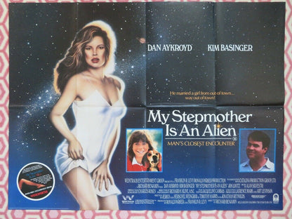 MY STEPMOTHER IS AN ALIEN BRITISH QUAD (30 x 40) POSTER KIM BASINGER DAN AYKROYD Movie posters