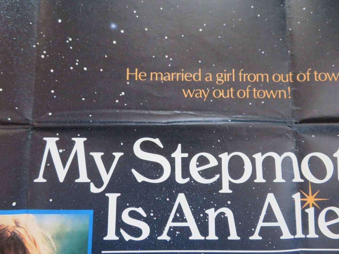 MY STEPMOTHER IS AN ALIEN BRITISH QUAD (30 x 40) POSTER KIM BASINGER DAN AYKROYD Movie posters