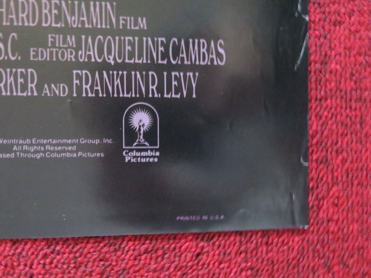 MY STEPMOTHER IS AN ALIEN FOLDED US ONE SHEET POSTER KIM BASINSGER 1988 Movie posters