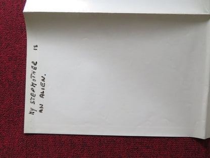 MY STEPMOTHER IS AN ALIEN UK QUAD POSTER FOLDED DAN AYKROYD KIM BASINGER 1988 Rendezvous Cinema Movie posters