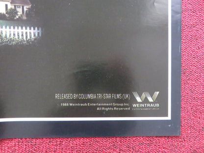 MY STEPMOTHER IS AN ALIEN UK QUAD POSTER FOLDED DAN AYKROYD KIM BASINGER 1988 Rendezvous Cinema Movie posters