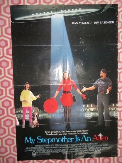 MY STEPMOTHER IS AN ALIEN US ONE SHEET POSTER DAN AYKROD KIM BASINGER Movie posters