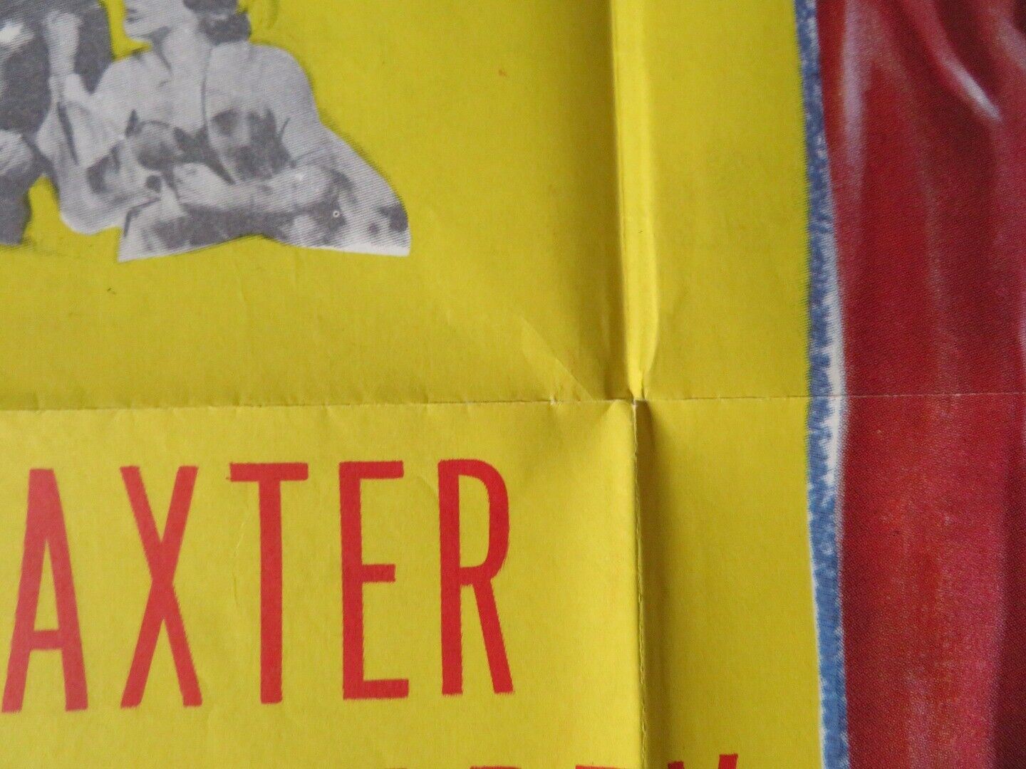 MY WIFE'S BEST FRIEND FOLDED US ONE SHEET POSTER ANNEX BAXTER MACDONALD 1952 Movie posters