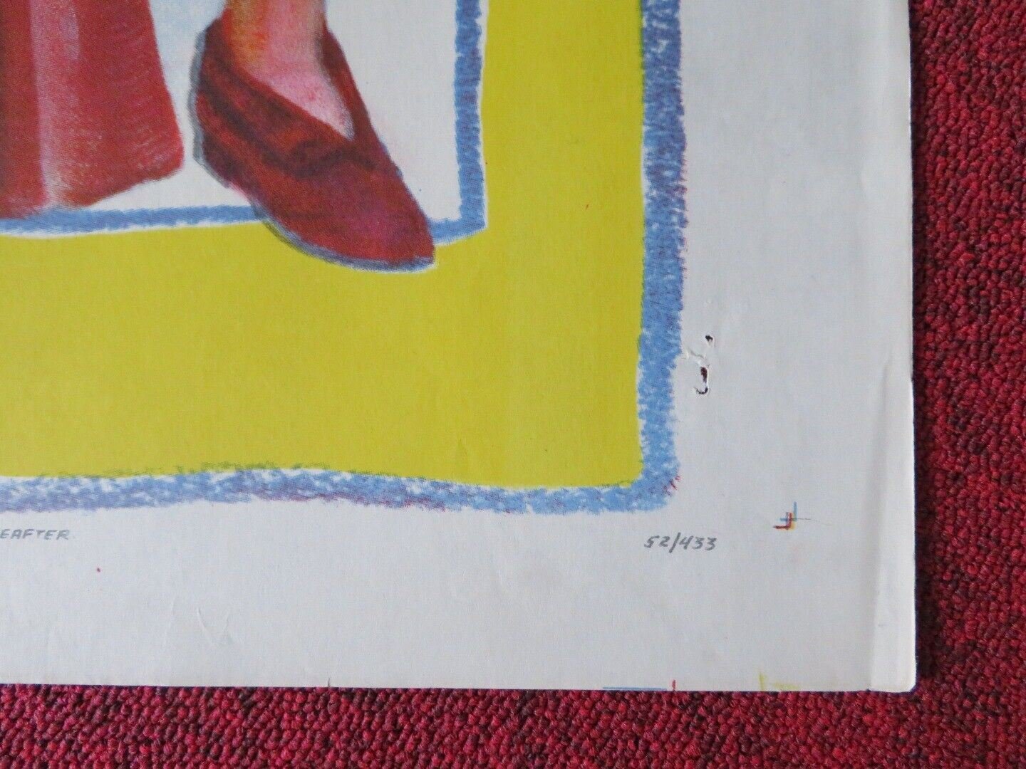 MY WIFE'S BEST FRIEND FOLDED US ONE SHEET POSTER ANNEX BAXTER MACDONALD 1952 Movie posters