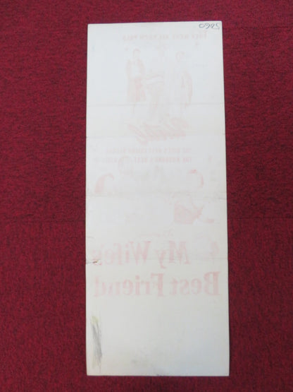 MY WIFE'S BEST FRIEND US INSERT (14"x 36") POSTER ANNE BAXTER CAREY 1952 Rendezvous Cinema Movie posters