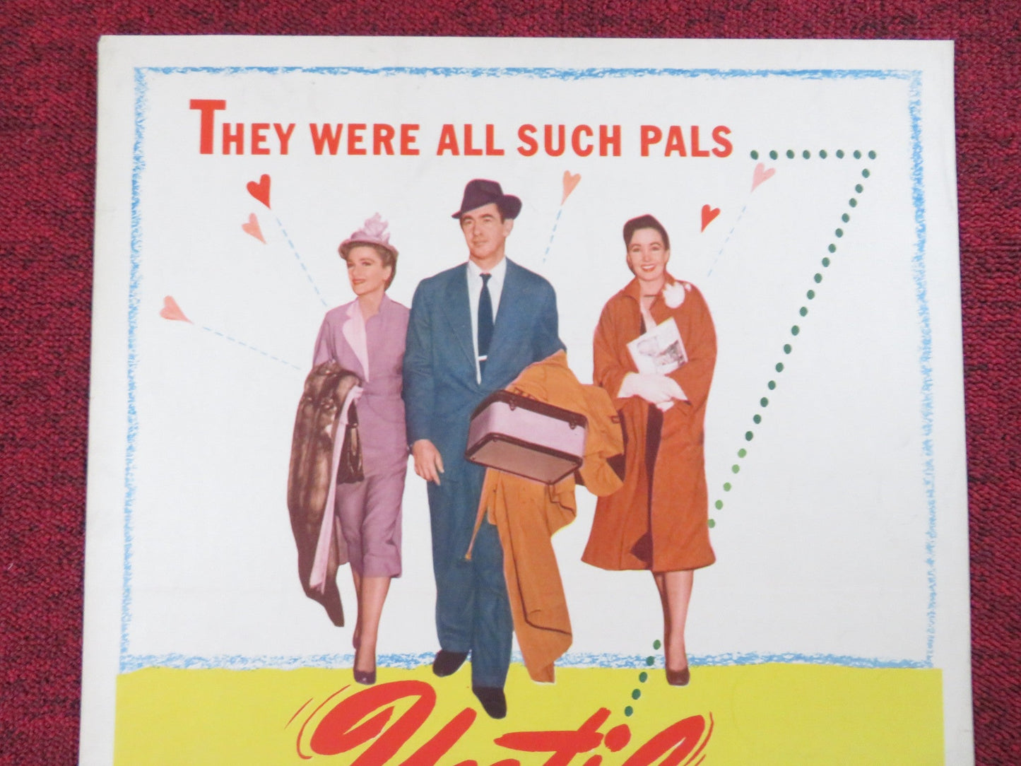 MY WIFE'S BEST FRIEND US INSERT (14"x 36") POSTER ANNE BAXTER CAREY 1952 Rendezvous Cinema Movie posters