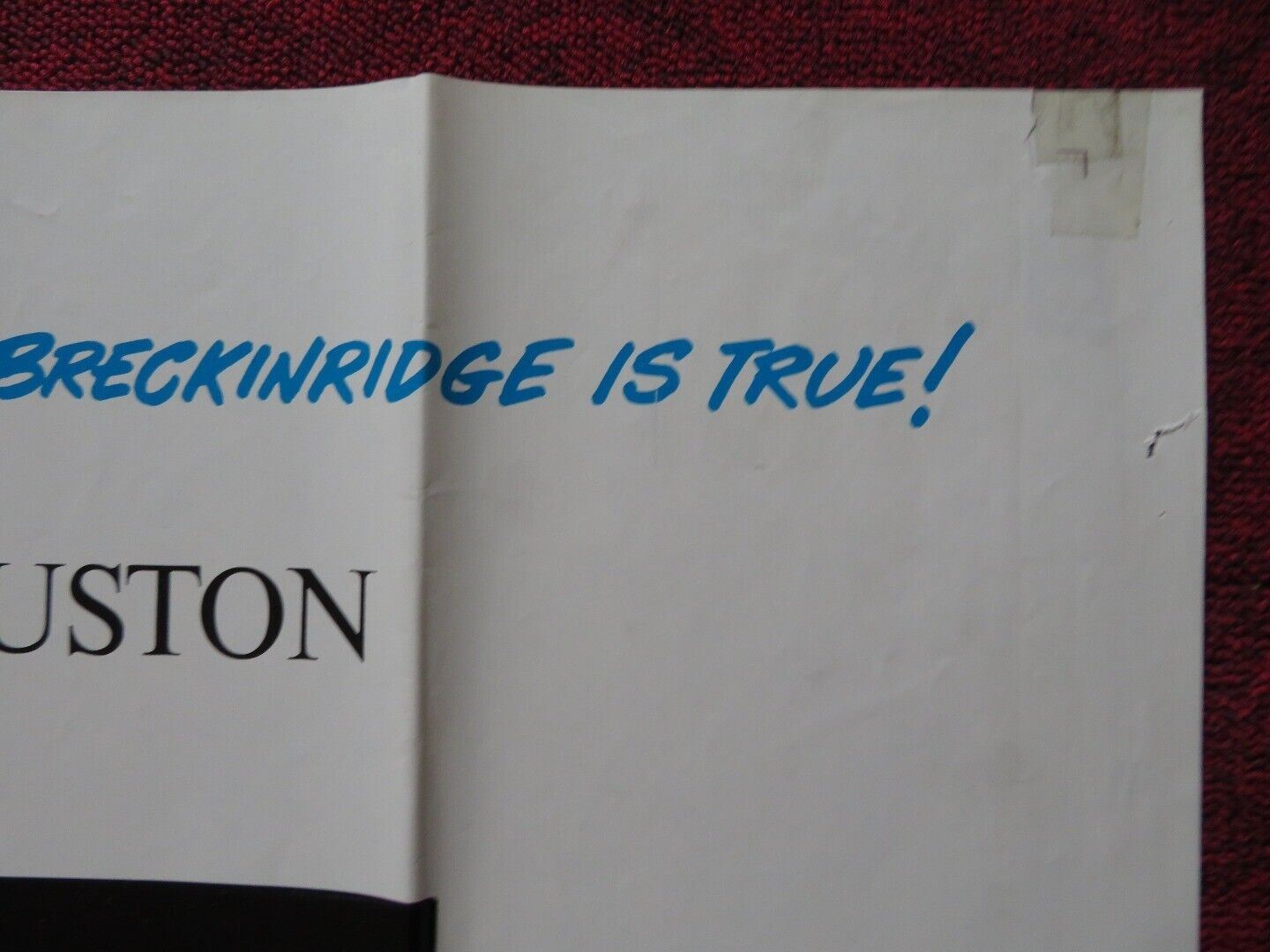 MYRA BRECKINRIDGE FOLDED US ONE SHEET POSTER RAQUEL WELCH MAE WEST 1970 Movie posters