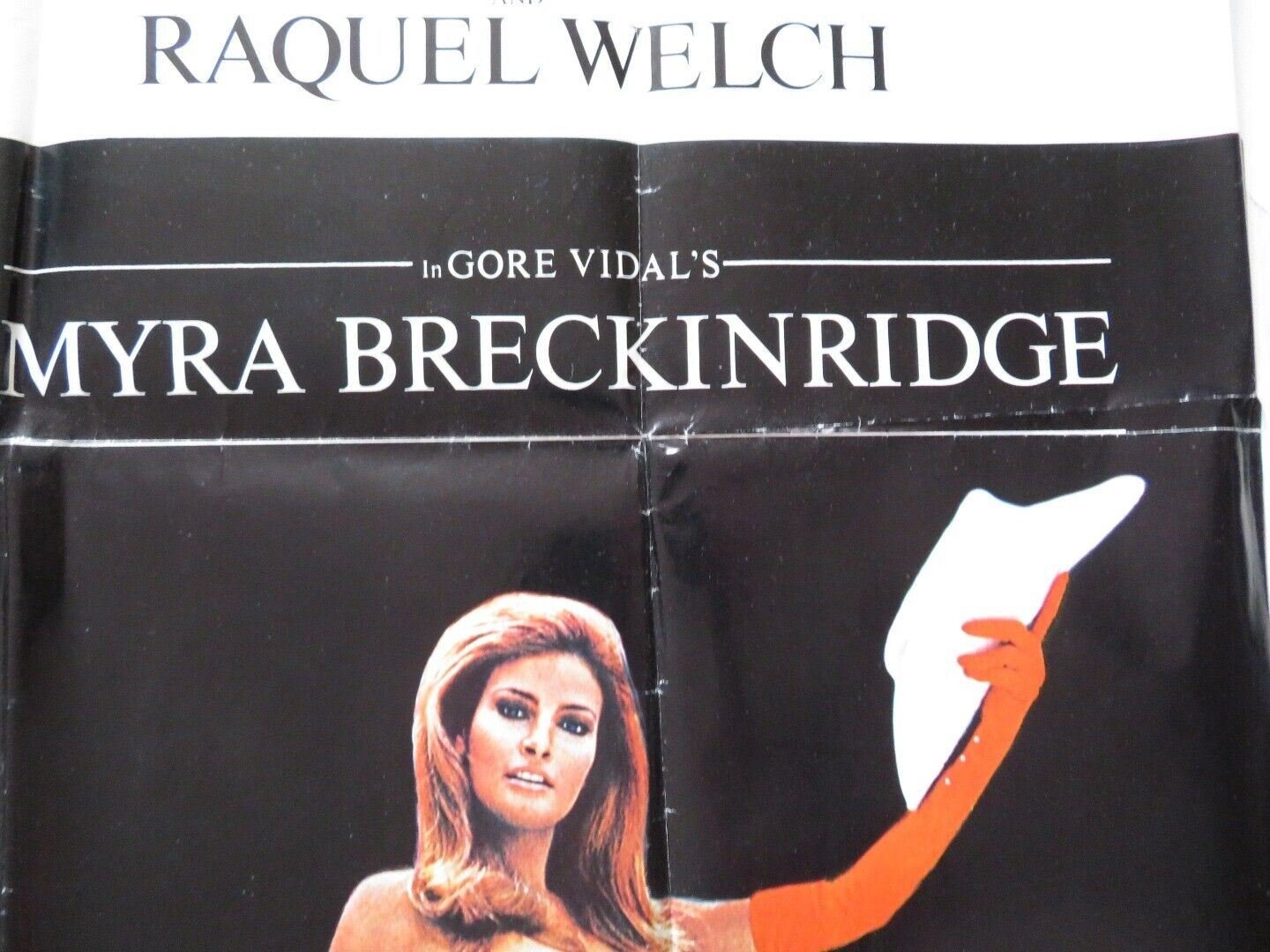 MYRA BRECKINRIDGE FOLDED US ONE SHEET POSTER RAQUEL WELCH MAE WEST 1970 Movie posters