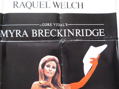 MYRA BRECKINRIDGE FOLDED US ONE SHEET POSTER RAQUEL WELCH MAE WEST 1970 Movie posters