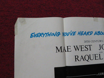 MYRA BRECKINRIDGE FOLDED US ONE SHEET POSTER RAQUEL WELCH MAE WEST 1970 Movie posters