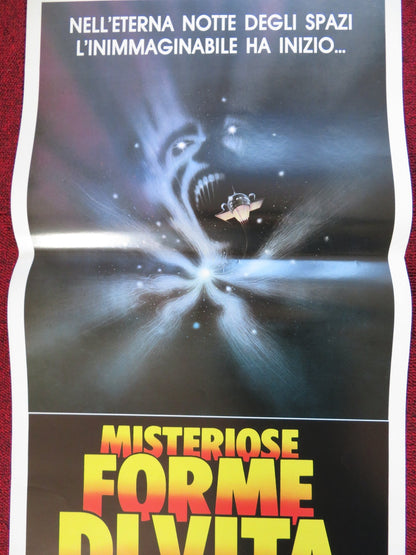 MYSTERIOSE FORME DI VITA / NIGHTFLYERS ITALIAN LOCANDINA (27.5"x13") POSTER 1988 Rendezvous Cinema Movie posters
