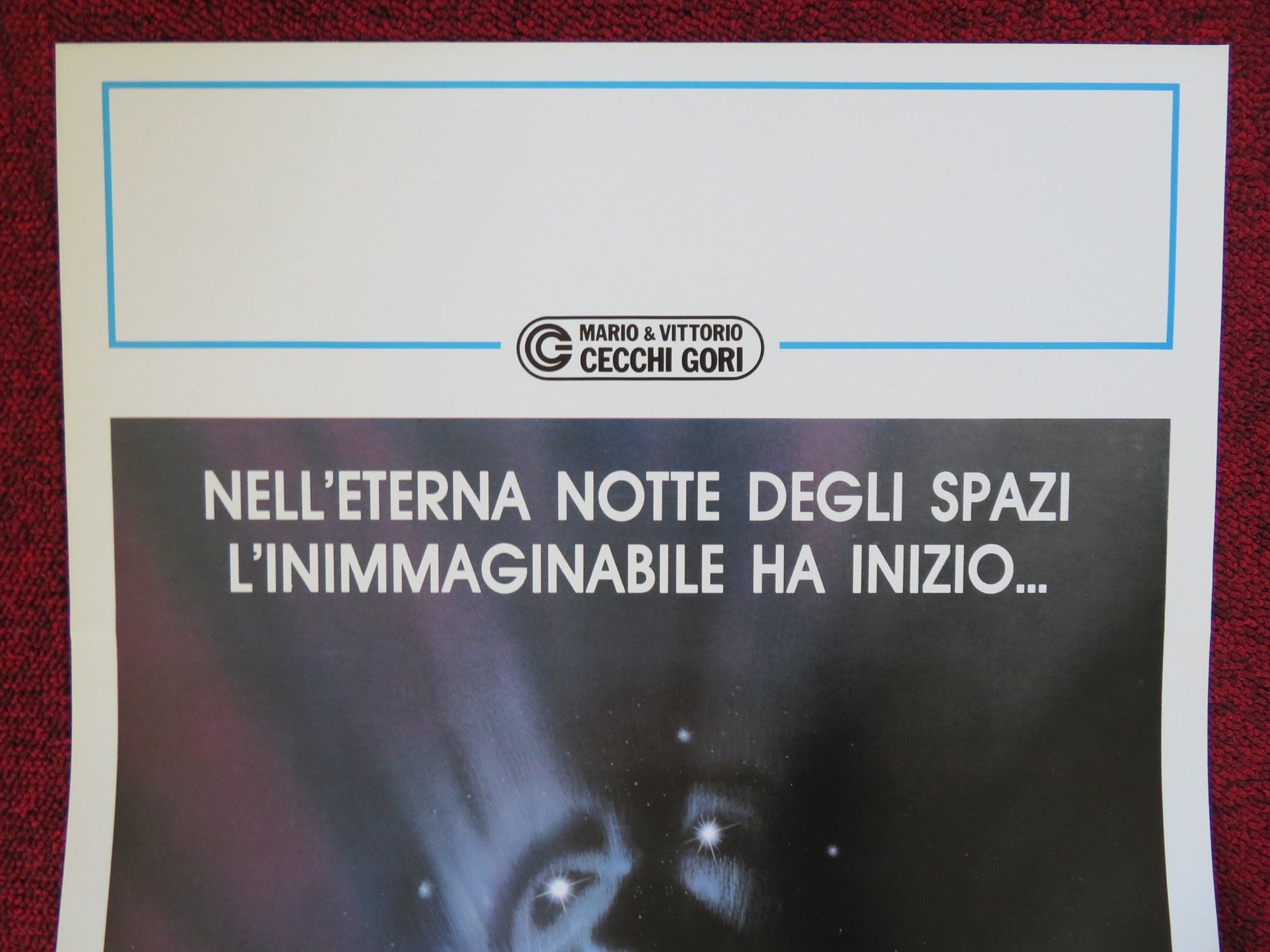 MYSTERIOSE FORME DI VITA / NIGHTFLYERS ITALIAN LOCANDINA (27.5"x13") POSTER 1988 Rendezvous Cinema Movie posters