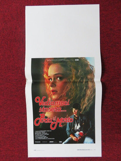 MYSTERY DATE ITALIAN LOCANDINA (27.5"x13") POSTER ETHAN HAWKE TERI POLO 1991 Movie posters