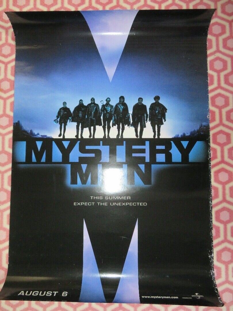 MYSTERY MEN ONE SHEET ROLLED POSTER BEN STILLER HANK AZARIA 1999 Movie posters