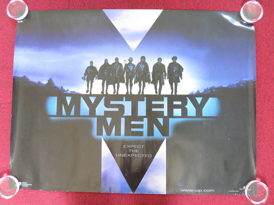 MYSTERY MEN UK QUAD (30"x 40") ROLLED POSTER HANK AZARIA WILLIAM H. MACY 1999 Rendezvous Cinema Movie posters