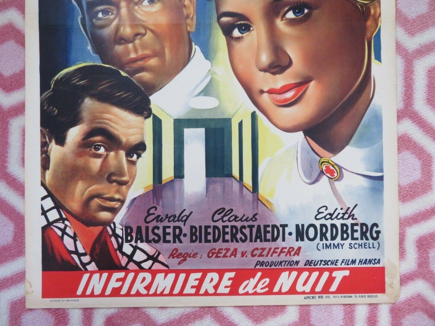 NACHTZUSTER INGEBORG/ Nachtschwester Ingeborg BELGIUM (22"x14.5") POSTER Movie posters