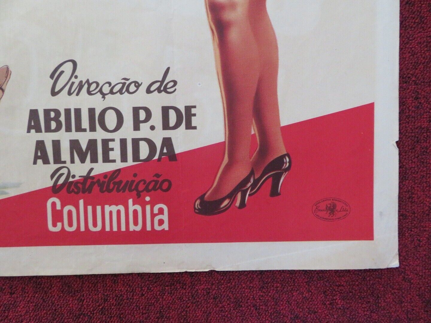 NADANDO EM DINHEIRO ARGENTINA ONE SHEET POSTER AMACIO MAZZAROPPI LUDY VELOSO - Rendezvous Cinema