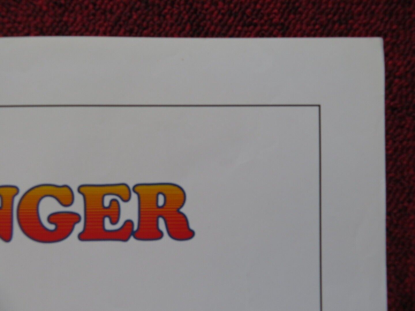 NADINE FOLDED US ONE SHEET POSTER JEFF BRIDGES KIM BASINGER 1987 Movie posters