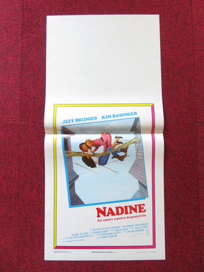 NADINE ITALIAN LOCANDINA POSTER JEFF BRIDGES KIM BASINGER 1987 Rendezvous Cinema Movie posters