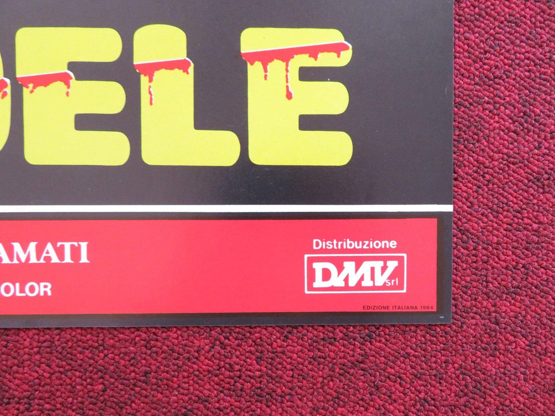 NAKED AND CRUEL - A ITALIAN FOTOBUSTA POSTER ALBERT THOMAS 1984 Rendezvous Cinema Movie posters