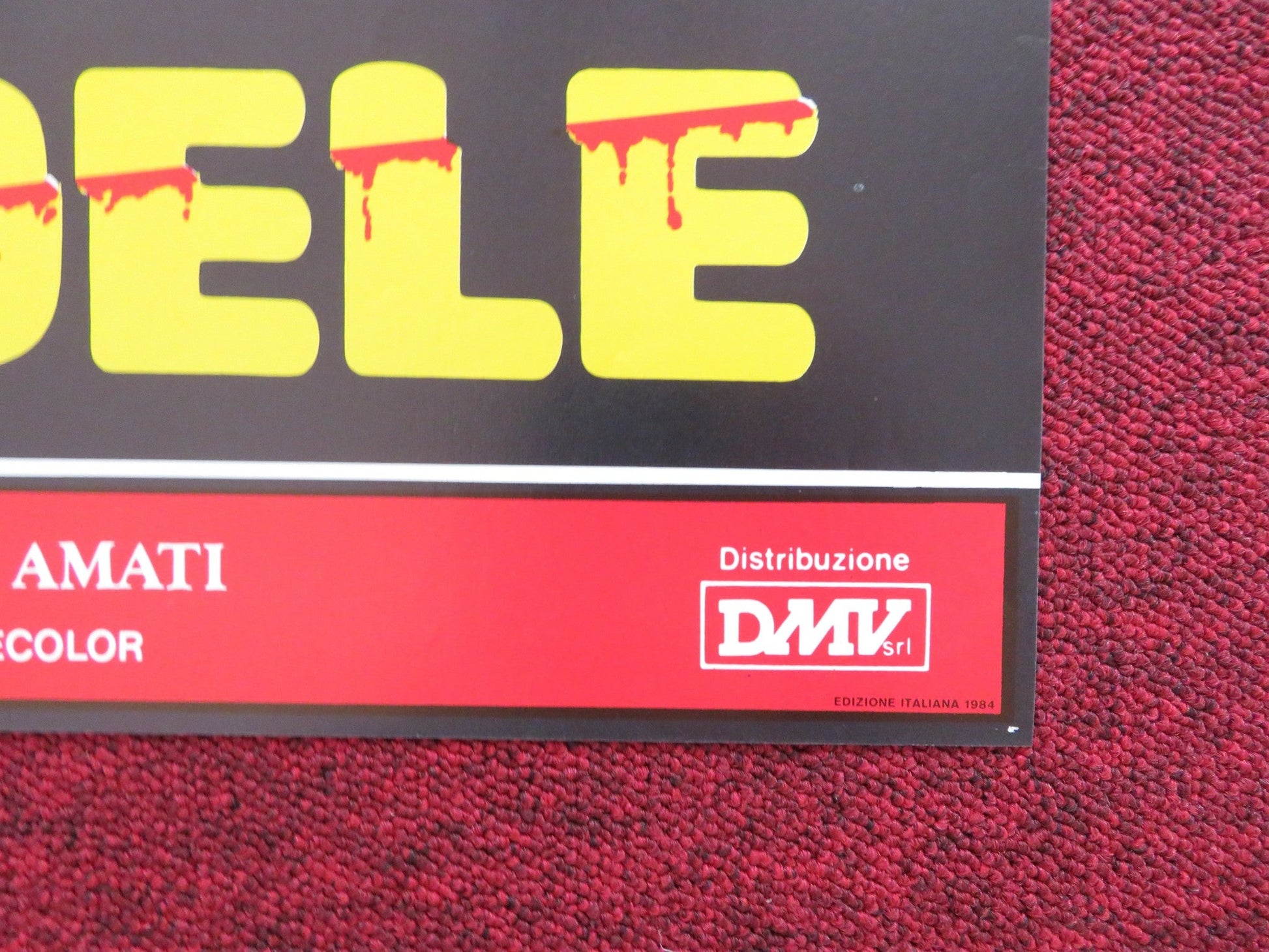 NAKED AND CRUEL - B ITALIAN FOTOBUSTA POSTER ALBERT THOMAS 1984 Rendezvous Cinema Movie posters