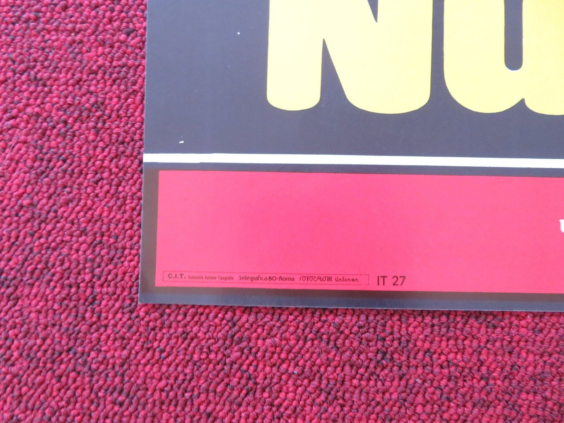 NAKED AND CRUEL - B ITALIAN FOTOBUSTA POSTER ALBERT THOMAS 1984 Rendezvous Cinema Movie posters