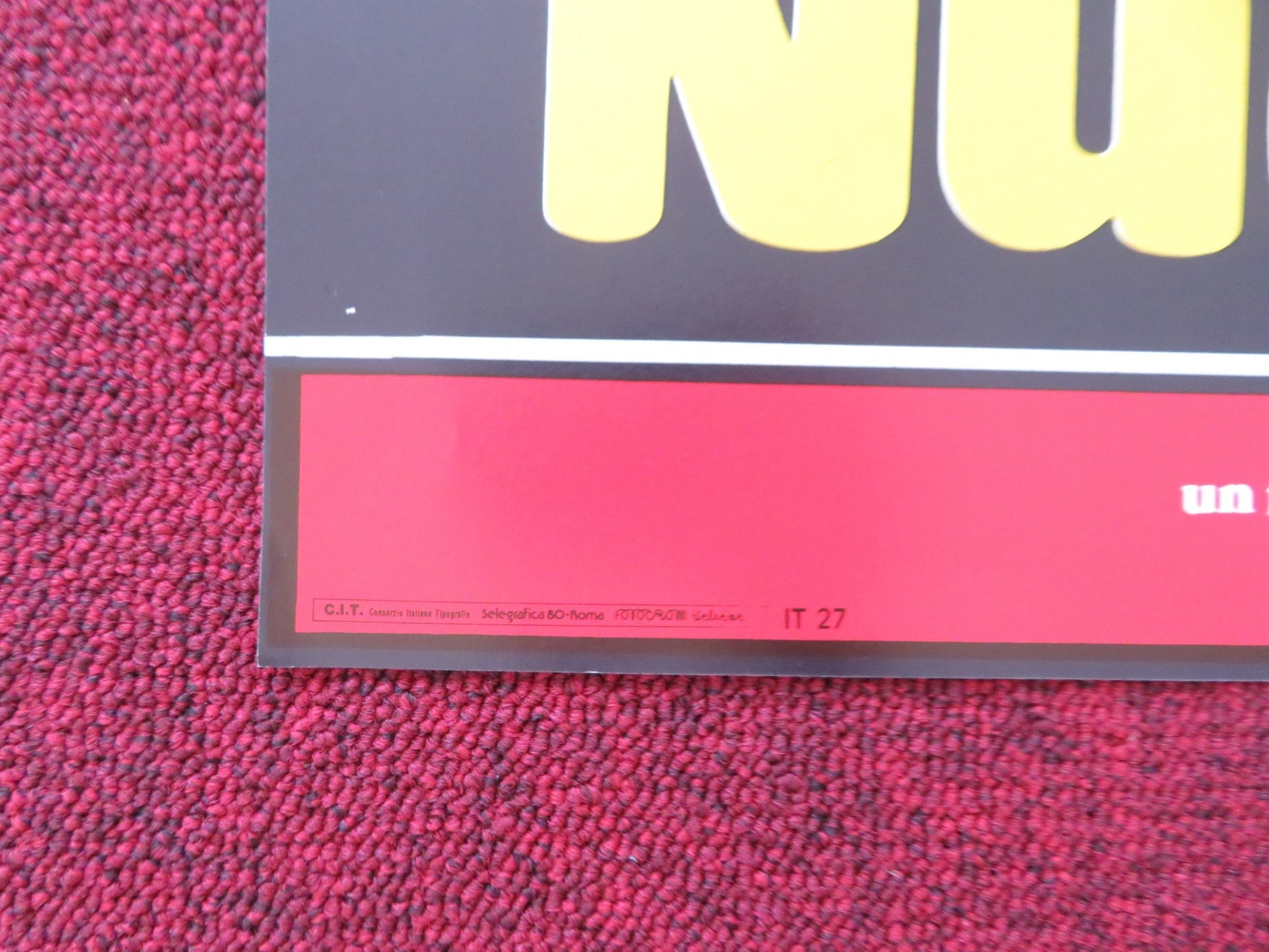 NAKED AND CRUEL - C ITALIAN FOTOBUSTA POSTER ALBERT THOMAS 1984 Rendezvous Cinema Movie posters