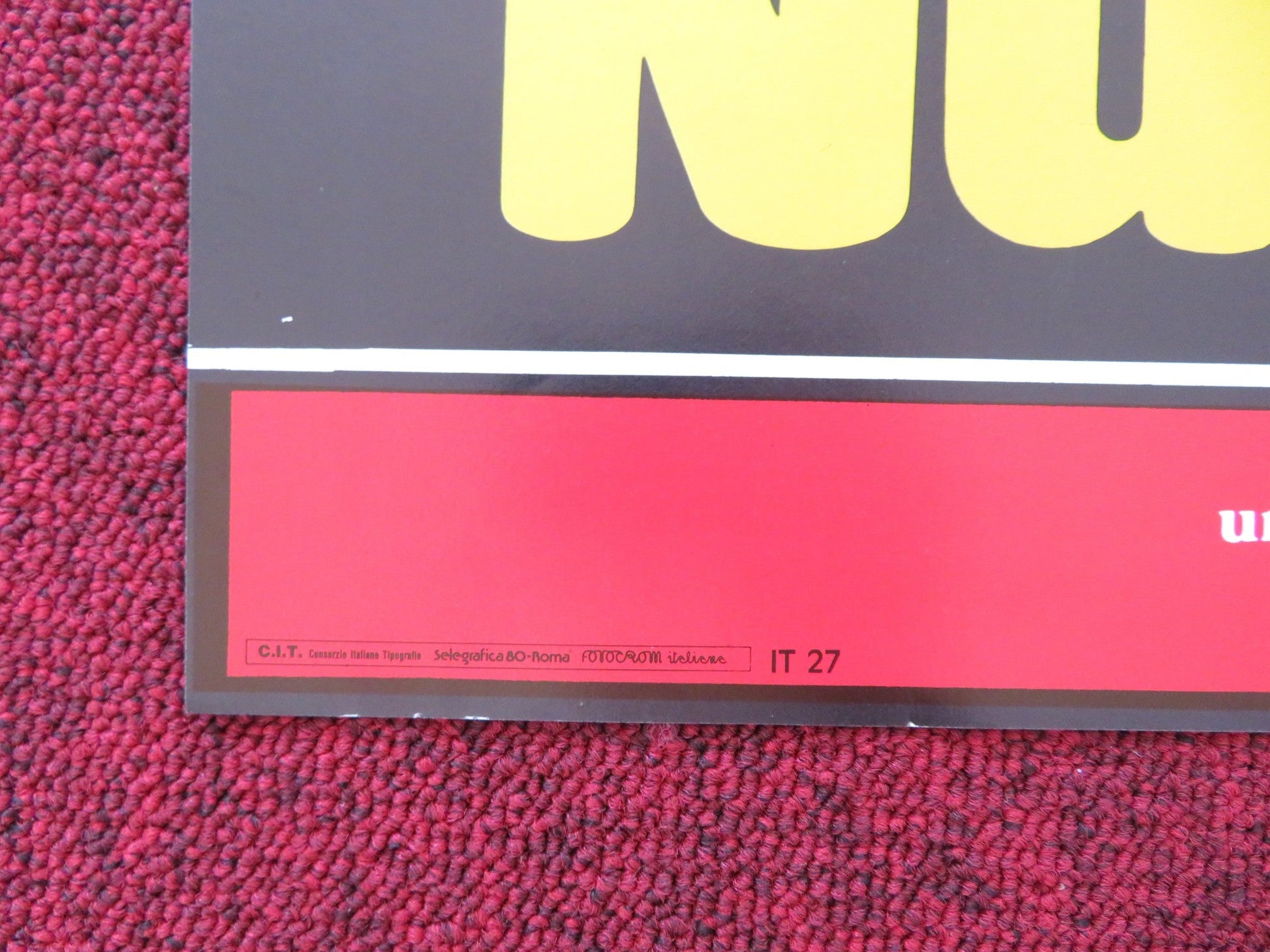 NAKED AND CRUEL - D ITALIAN FOTOBUSTA POSTER ALBERT THOMAS 1984 Rendezvous Cinema Movie posters