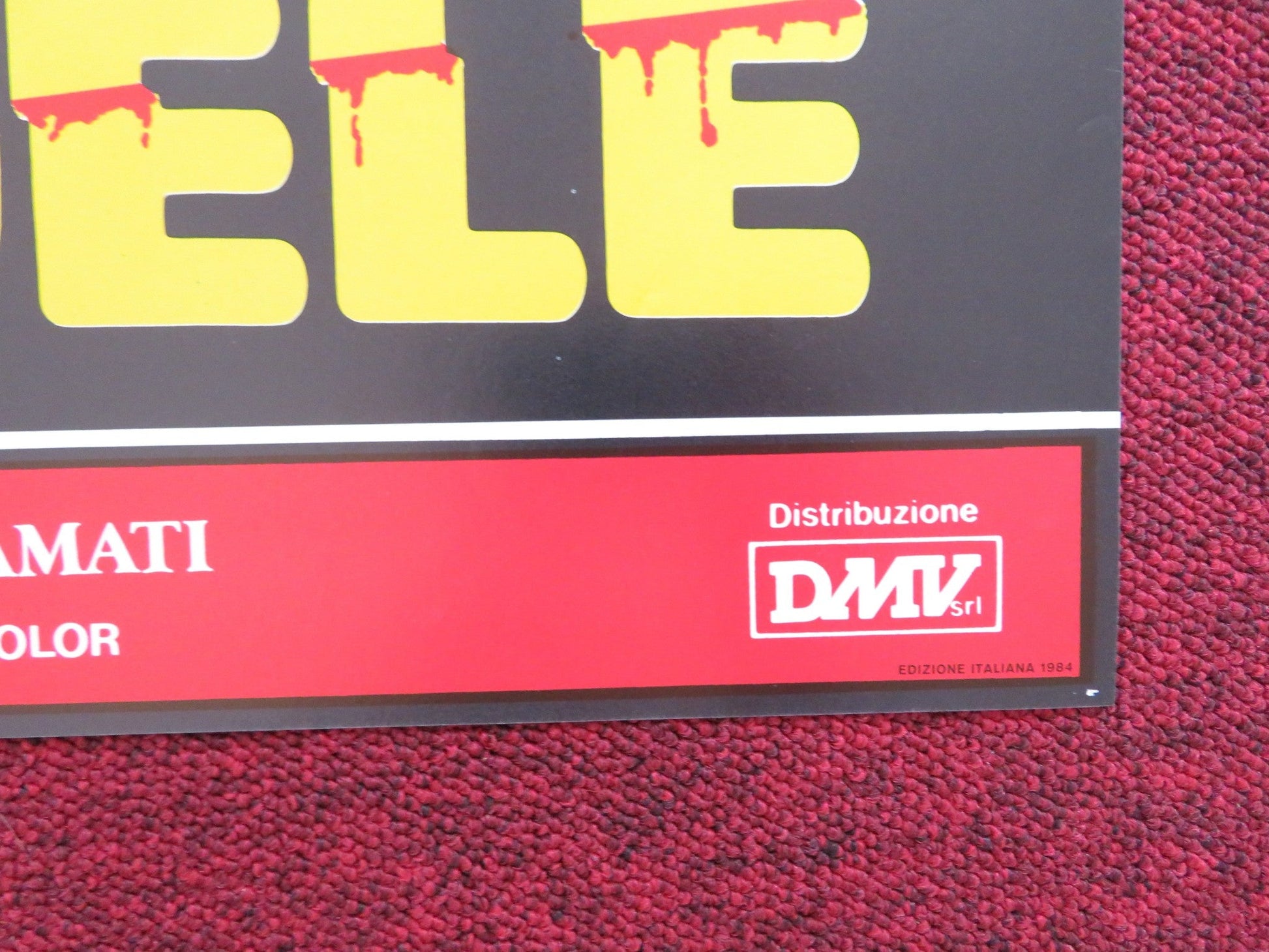 NAKED AND CRUEL - D ITALIAN FOTOBUSTA POSTER ALBERT THOMAS 1984 Rendezvous Cinema Movie posters