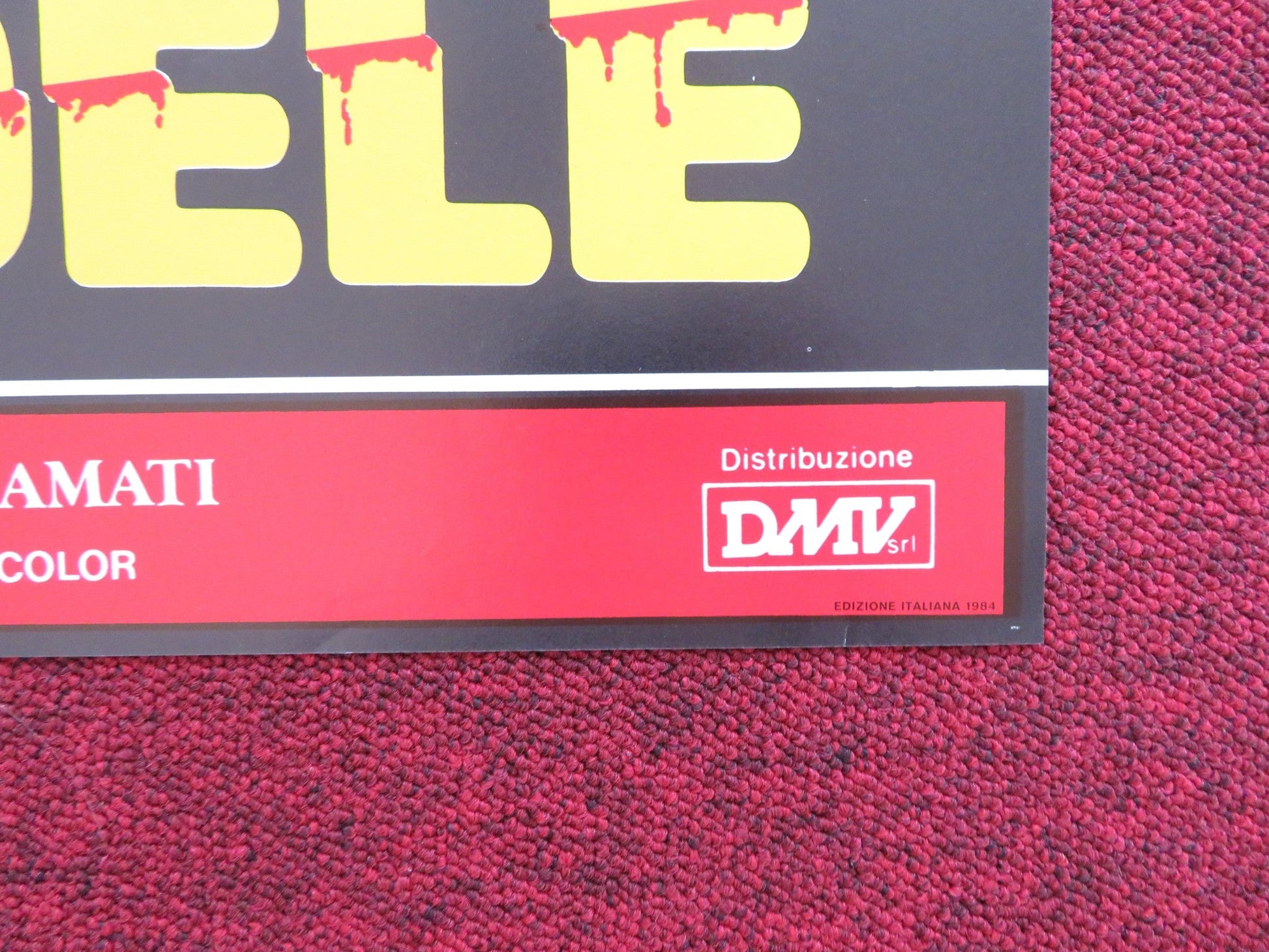 NAKED AND CRUEL - E ITALIAN FOTOBUSTA POSTER ALBERT THOMAS 1984 Rendezvous Cinema Movie posters