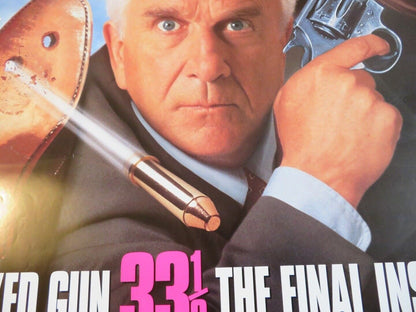 NAKED GUN 33 1/3 THE FINAL INSULT US ONE SHEET ROLLED POSTER LESLIE NIELSON 1994 Movie posters