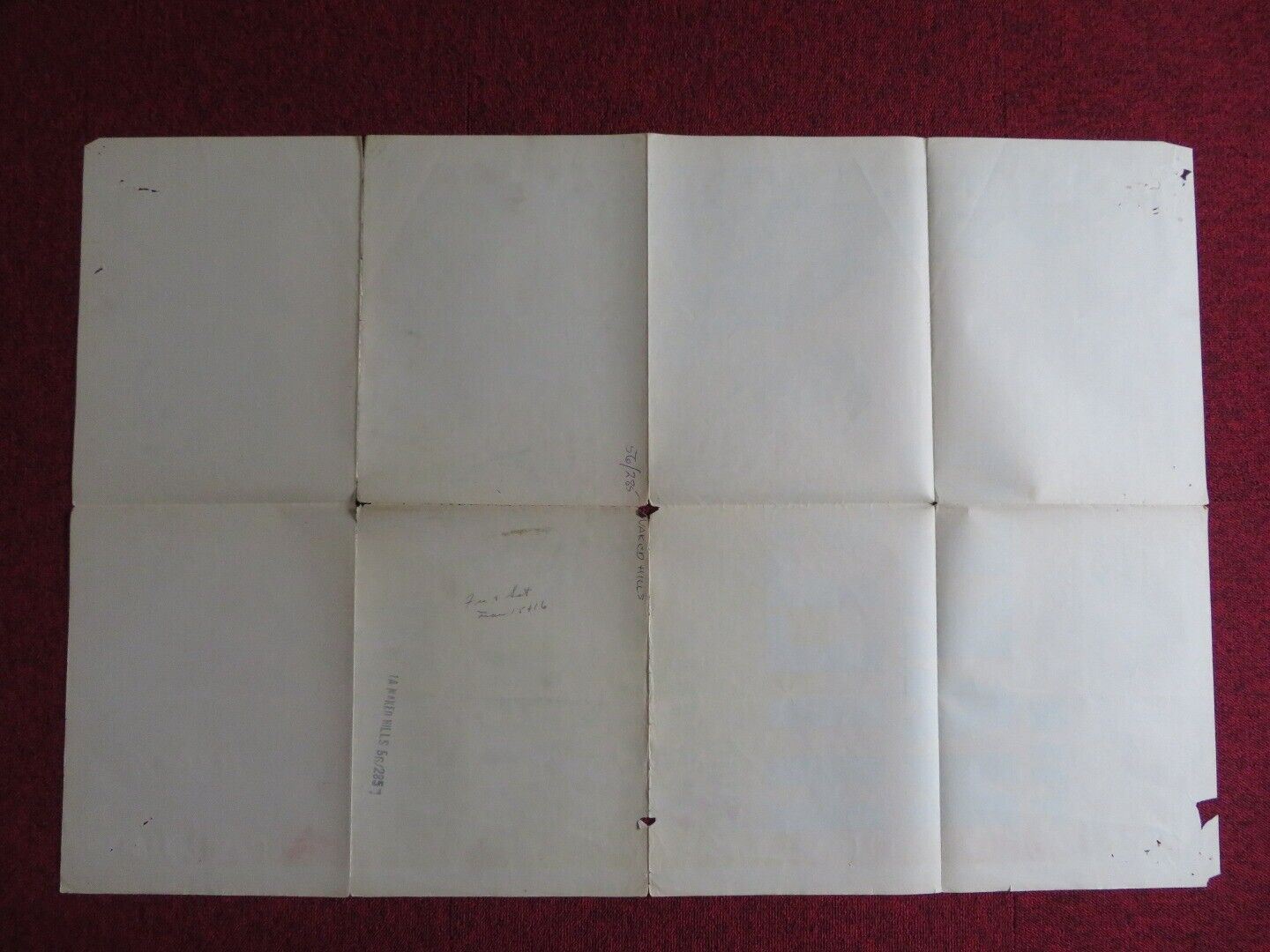 NAKED HILLS FOLDED US ONE SHEET POSTER DAVID WAYNE KEENAN WYNN 1956 Movie posters