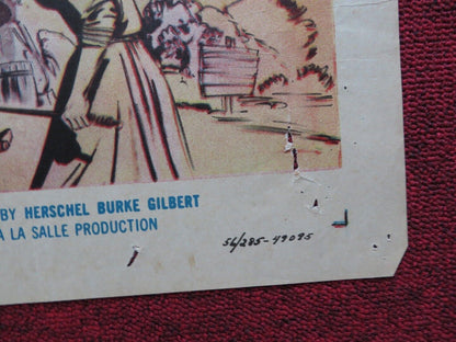 NAKED HILLS FOLDED US ONE SHEET POSTER DAVID WAYNE KEENAN WYNN 1956 Movie posters