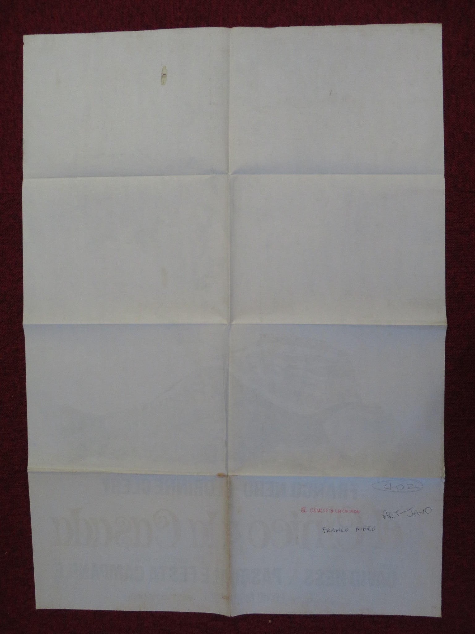 NAKED PREY SPANISH POSTER FRANCO NERO CORRINE CLERY 1977 Rendezvous Cinema Movie posters