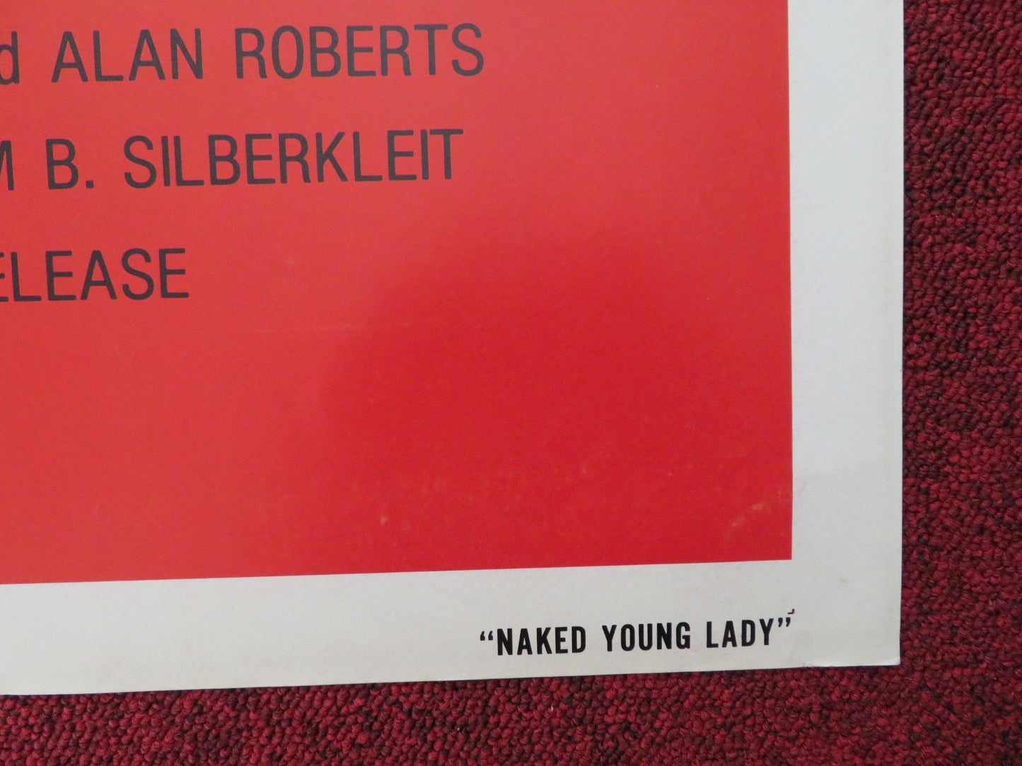 NAKED YOUNG LADY FOLDED US ONE SHEET POSTER HARLEE MCBRIDE PETER RATRAY 1977 Rendezvous Cinema Movie posters