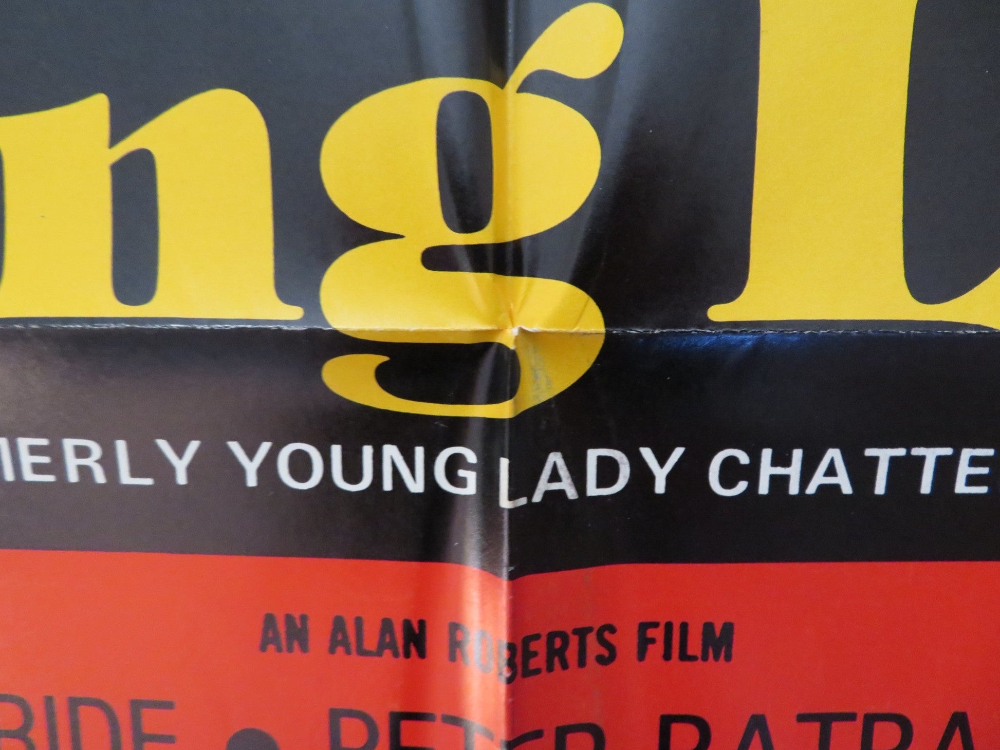 NAKED YOUNG LADY FOLDED US ONE SHEET POSTER HARLEE MCBRIDE PETER RATRAY 1977 Rendezvous Cinema Movie posters