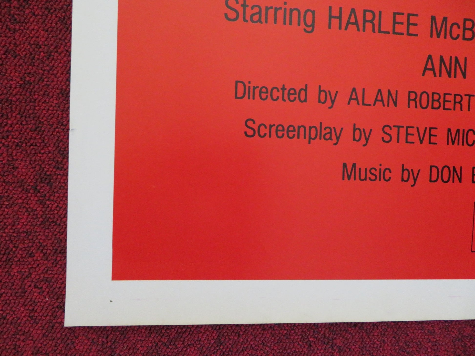 NAKED YOUNG LADY FOLDED US ONE SHEET POSTER HARLEE MCBRIDE PETER RATRAY 1977 Rendezvous Cinema Movie posters