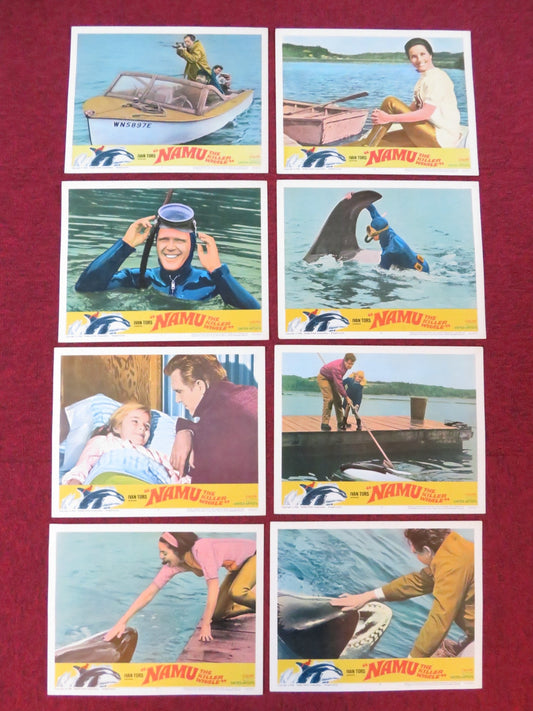 NAMU, THE KILLER WHALE US LOBBY CARD FULL SET ROBERT LANSING JOHN ANDERSON 1966 Rendezvous Cinema Movie posters
