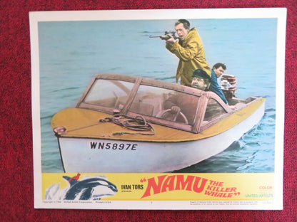 NAMU, THE KILLER WHALE US LOBBY CARD FULL SET ROBERT LANSING JOHN ANDERSON 1966 Rendezvous Cinema Movie posters