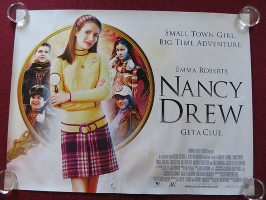 NANCY DREW UK QUAD (30"x 40") ROLLED POSTER EMMA ROBERTS CRAIG GELLIS 2007 Rendezvous Cinema Movie posters