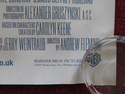 NANCY DREW UK QUAD (30"x 40") ROLLED POSTER EMMA ROBERTS CRAIG GELLIS 2007 Rendezvous Cinema Movie posters