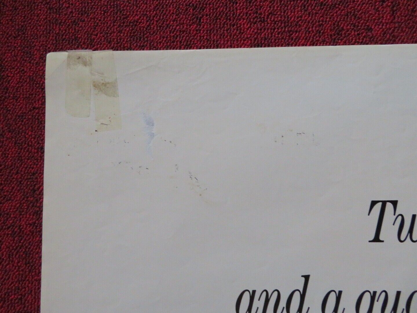 NAPOLEAN AND SAMANTHA FOLDED US ONE SHEET POSTER MICHAEL DOUGLAS WILL GEER 1972 Movie posters