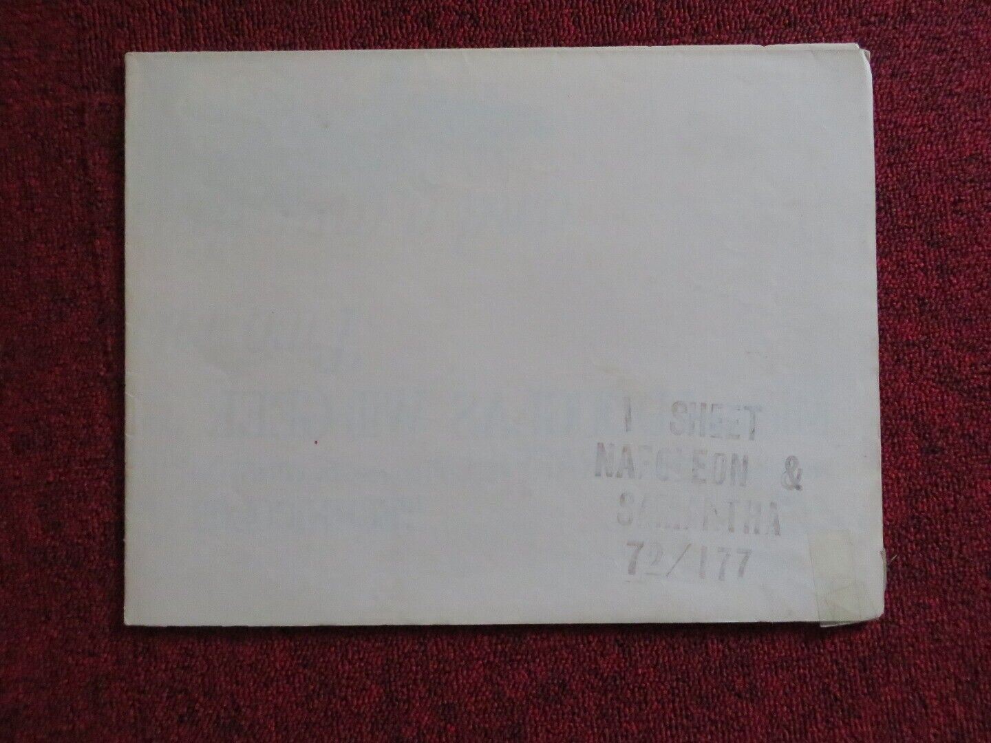 NAPOLEAN AND SAMANTHA FOLDED US ONE SHEET POSTER MICHAEL DOUGLAS WILL GEER 1972 Movie posters