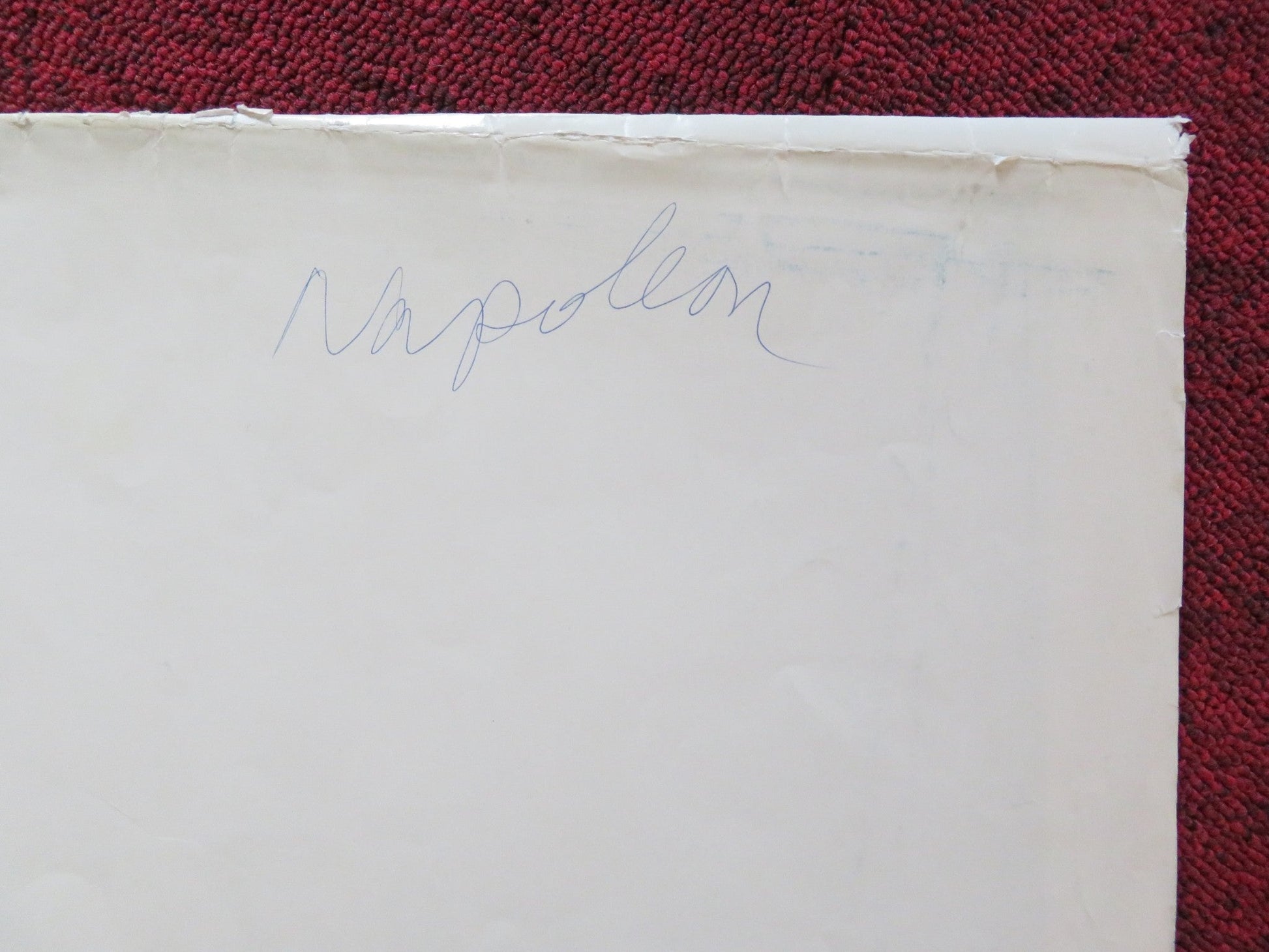 NAPOLEON FOLDED US ONE SHEET POSTER ALBERT DIEUDONNE VLADIMIR ROUDENKO R1981 Rendezvous Cinema Movie posters