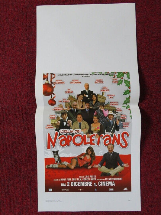 NAPOLETANS ITALIAN LOCANDINA (27.5"x13") POSTER MASSIMO CECCHERINI 2011 - Rendezvous Cinema