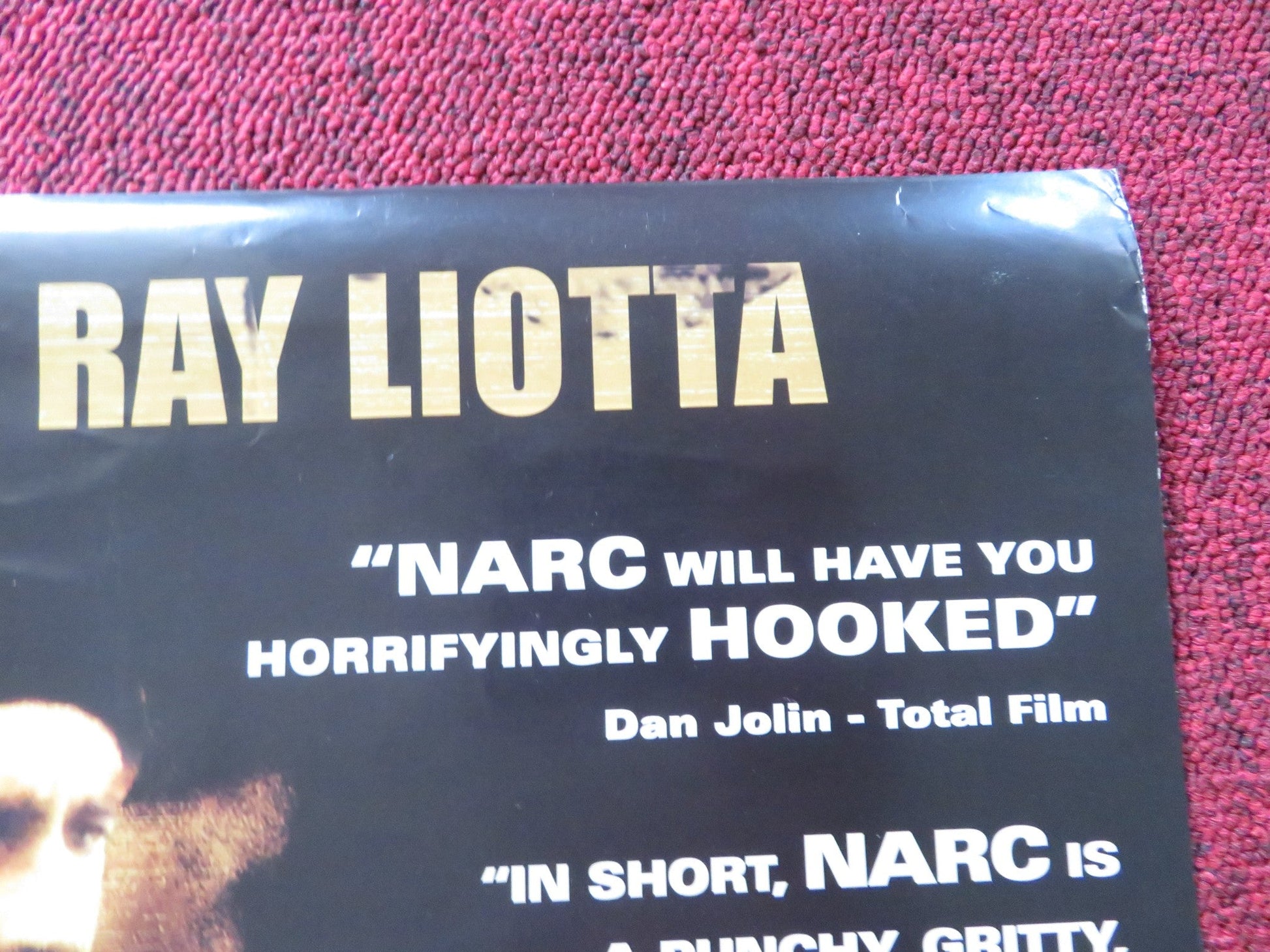 NARC VHS VIDEO POSTER JASON PATRIC RAY LIOTTA 2002 Rendezvous Cinema Movie posters