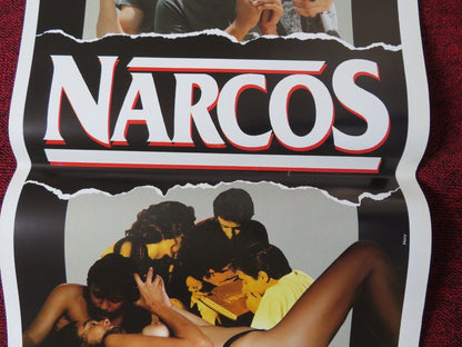 NARCOS ITALIAN LOCANDINA (27.5"x13") POSTER GIUSEPPE FERRARA 1992 Movie posters