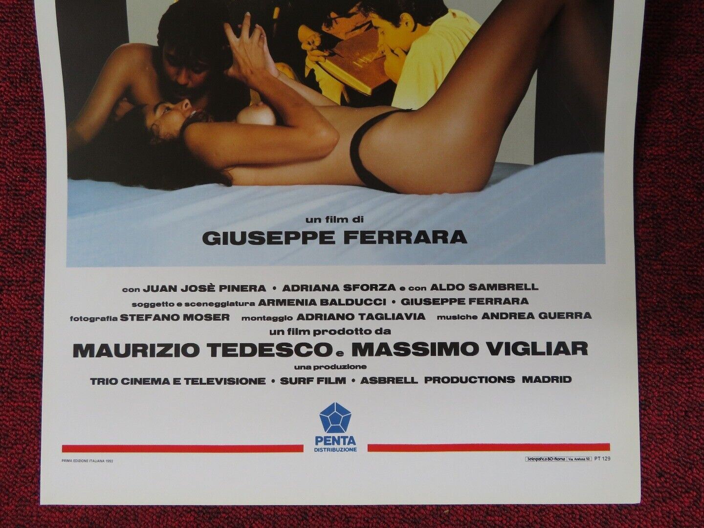 NARCOS ITALIAN LOCANDINA (27.5"x13") POSTER GIUSEPPE FERRARA 1992 Movie posters