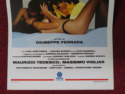 NARCOS ITALIAN LOCANDINA (27.5"x13") POSTER GIUSEPPE FERRARA 1992 Movie posters