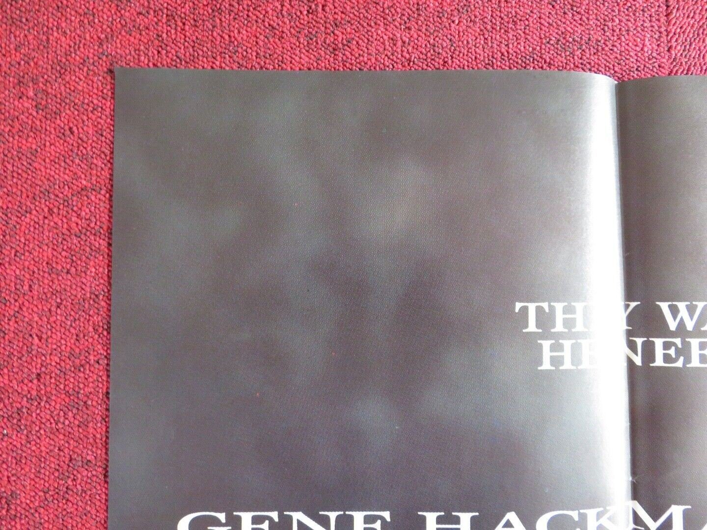 NARROW MARGIN UK QUAD POSTER GENE HACKMAN ANNE ARCHER 1990 Movie posters